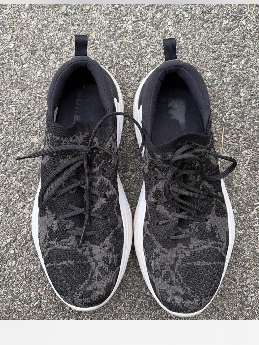 Women’s Black Knit Athletic Sneakers - Sorel